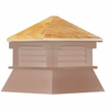 Cupola - Classic Shed: Cedar PVC - Plywood Top - 30 in.Sq.x36 in.H