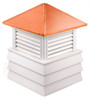 Good Directions Vinyl Dover Shiplap Base Cupola - 60in. square x 85in. high