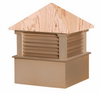Cupola - Hamlin: Cedar PVC - Wood Top - 72Lx72Wx99H