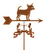 Dog-Chihuahua Weathervane with mount