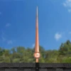 28" Gawain Polished Copper Rooftop Finial