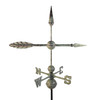 Dalvento 28" Arrow Weathervane with Traditional Directionals- Verdigris