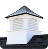 Good Directions Vinyl Coventry Cupola Black Aluminum Roof - 60in. square x 85in. high