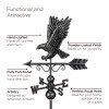 Good Directions Black Majestic Eagle Weathervane