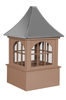 Cupola - Bethany - Cedar PVC - 30Lx30Wx60H - Metal Top