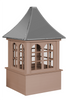 Cupola - Bethany - Cedar PVC - Double Arch - 24Lx24Wx48H - Metal Top