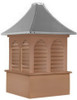 Cupola - Dalton - Cedar PVC - 36Lx36Wx69H - Metal Top