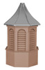 Cupola - Kingston - Cedar PVC  - 30Lx30Wx59H - Metal Top