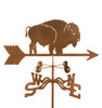 Bison Weathervane With Mount