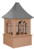 Cupola - Roxbury - Cedar PVC - 72" Sq. x 140" High - Metal Top