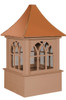 Cupola - Roxbury - Cedar PVC - 42" Sq. x 84" High - Copper Top