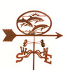 Dolphins Weathervane With Mount