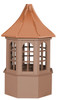 Cupola - Salisbury - Cedar PVC - 36Lx36Wx68H – Copper Top