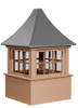 Cupola - Carlisle: Cedar PVC - Metal Top - 22Lx22Wx38H