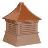 Cupola - Elite Shed: Cedar PVC - Pagoda Copper Top - 16Lx16Wx18H