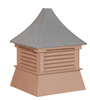 Cupola - Elite Shed: Cedar PVC - Pagoda Metal Top - 16Lx16Wx18H