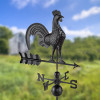Good Directions 501K Modern Farmhouse-Inspired Rooster Weathervane  - Black Finish