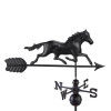 Good Directions 967K Modern Farmhouse-Inspired Trotting Horse Weathervane - Black Finish