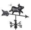 Good Directions 8800KG Modern Farmhouse-Inspired Pig Garden Weathervane - Black Finish