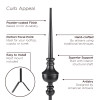 27" Victoria Aluminum Rooftop Finial with Roof Mount by Good Directions