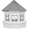 Gazebo cupola - VINYL Windowed - metal top 25in. x 25in. x 30in. H