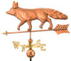 Good Directions Fox Weathervane - Polished Copper