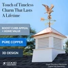 Weathervane - 16" Eagle - Polished With Mount