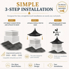 EZ Vane Maintenance-Free   Vinyl   Cupola