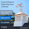 Good Directions Majestic Horse Weathervane, Roof Mount Weather Vane, Pure Copper, Durable Barn & Home Decor