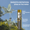 Good Directions Blue Heron Weathervane, Roof Mount Weather Vane, Blue Verde Copper Finish, Durable Garden & Coastal Decor