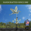 Good Directions Blue Heron Weathervane, Roof Mount Weather Vane, Blue Verde Copper Finish, Durable Garden & Coastal Decor