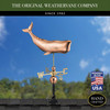 Good Directions Sperm Whale Weathervane, Roof Mount Weather Vane, Pure Copper, Durable Coastal Outdoor Decor