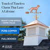 Good Directions Labrador Retriever Weathervane, Roof Mount Weather Vane, Pure Copper, Durable Outdoor Garden Decor