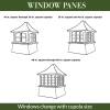 Good Directions Huntington Vinyl Cupola 30in. Square by 43in. High