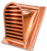 Copper Roof Gable Vent or Dormer - 22x34 Tombstone