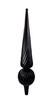 Finial - Medium Florentine- Black Matte