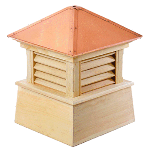 Good Directions Cypress Manchester Cupola - 18in. square x 22in. high
