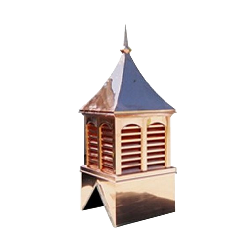 Custom Copper Cupola - Double Vented Curved Top