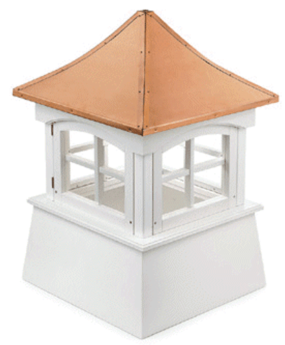 Good Directions Vinyl Windsor Cupola - 54in. square - 82in. high