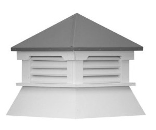 Cupola - Classic Shed: Azek - Metal Top - 30Lx30Wx36H