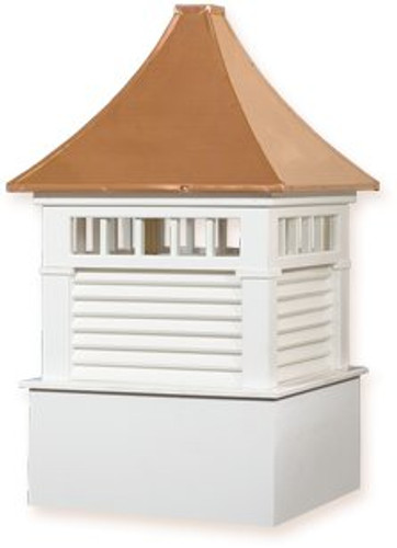 Cupola - Norwood: Azek - Copper Top - 60Lx60Wx112H