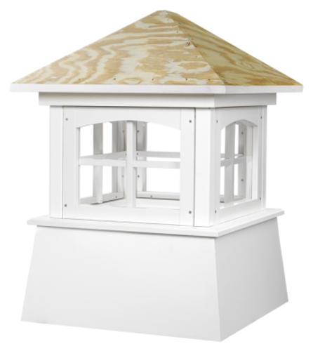 Good Directions Vinyl Brookfield Cupola - 60in. square x 85in. high