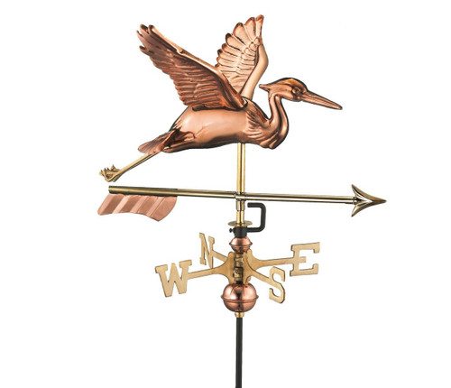 Blue Heron with Arrow Garden Weathervane Blue Heron with Arrow Garden Weathervane