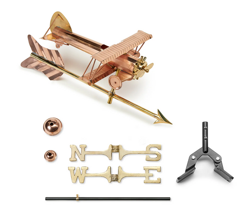 Good Directions Biplane Weathervane - Thumbnail 3