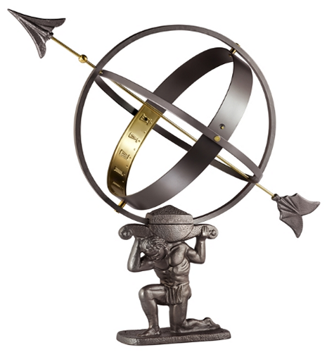 Atlas Armillary Sphere - 28" Armillary Sundial