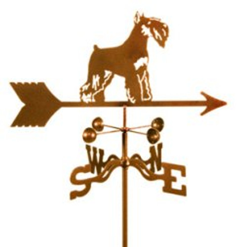 Dog-Schnauzer Weathervane with mount