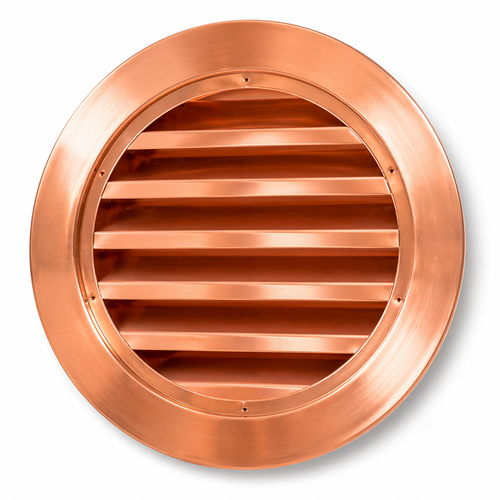 Copper Roof Gable Vent or Dormer - 18" Round