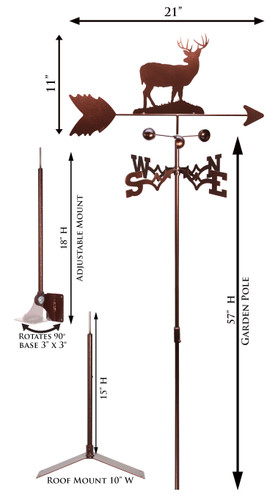 Deer Weathervane