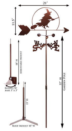 Witch Weathervane