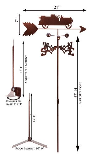 Firetruck Weathervane